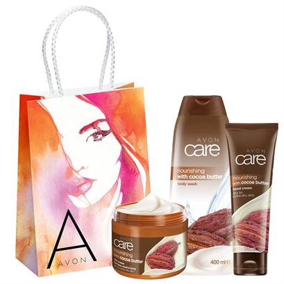 Zestaw 2 kosmetyków z masłem kakaowym - Avon Care