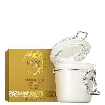 Rozświetlające masło do ciała w słoiku Golden Ritual (200 ml) - Planet Spa