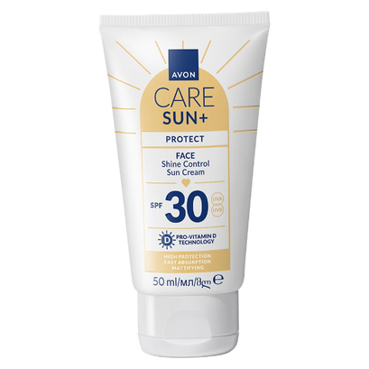 Matujący krem nawilżająco-ochronny do twarzy SPF 30 - CARE SUN +