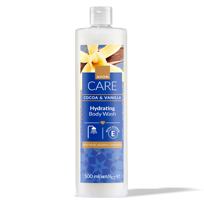 Nawilżający żel pod prysznic Kakao i wanilia - 500 ml