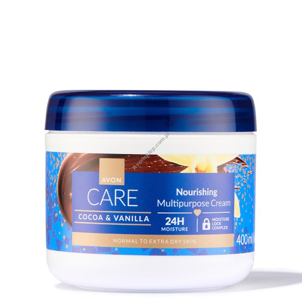 Uniwersalny krem do twarzy, rąk i ciała 3 w 1 Kakao i wanilia