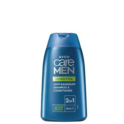 Przeciwłupieżowy szampon i odżywka 2w1 dla mężczyzn (200 ml) SENSITIVE -  AVON CARE MEN