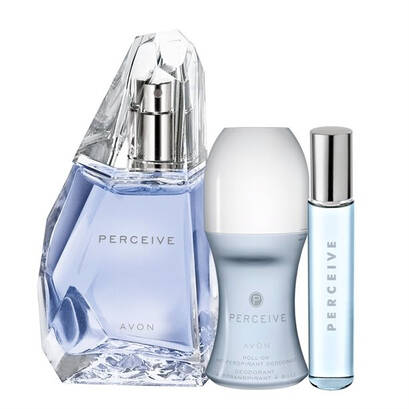 Zestaw Perceive ( Perceive 50ml , dezodorant w kulce, perfumetka 10 ml )