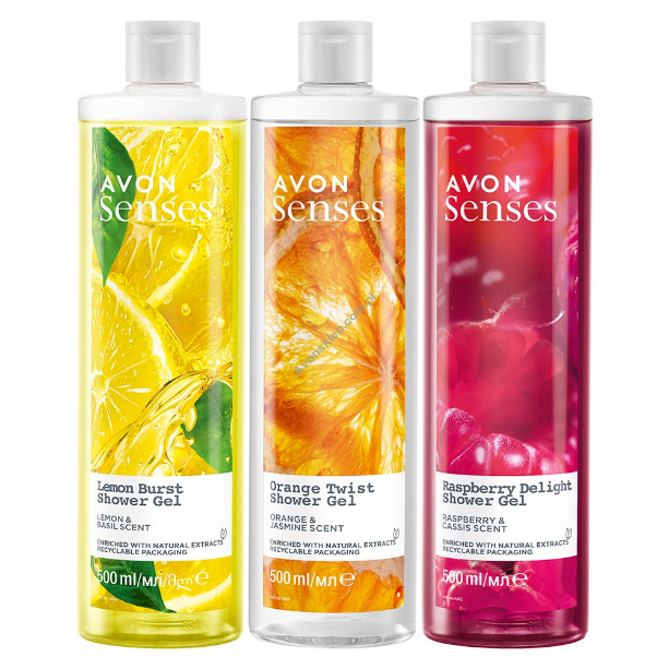 Zestaw żeli pod prysznic Senses 500 ml