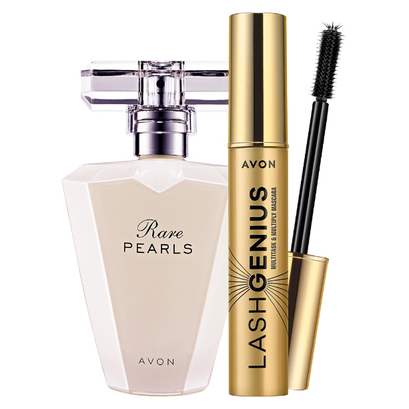 Zestaw: Rare Pearls i Tusz Geniusz
