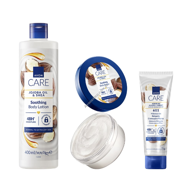Zestaw pielęgnacyjny Avon Care Jojoba i Masło Shea