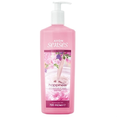 Kremowy żel pod prysznic HAPPINESS (720ml) - Avon Senses